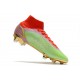 Zapatos Nike Mercurial Superfly 8 Elite FG Verde Rojo Oro