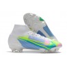 Zapatos Nike Mercurial Superfly 8 Elite FG Blanco Azul