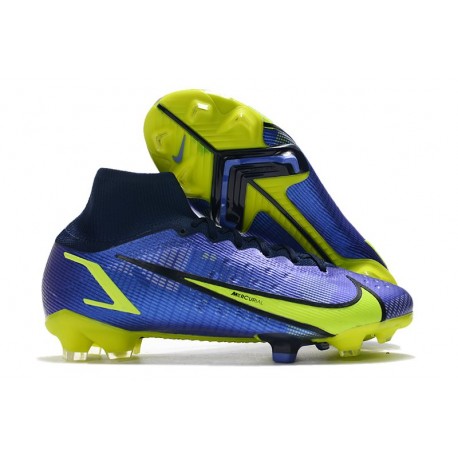 Zapatos Nike Mercurial Superfly 8 Elite FG Zafiro Volt Azul Vacío