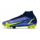 Zapatos Nike Mercurial Superfly 8 Elite FG Zafiro Volt Azul Vacío