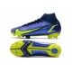 Zapatos Nike Mercurial Superfly 8 Elite FG Zafiro Volt Azul Vacío