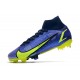 Zapatos Nike Mercurial Superfly 8 Elite FG Zafiro Volt Azul Vacío