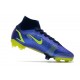 Zapatos Nike Mercurial Superfly 8 Elite FG Zafiro Volt Azul Vacío