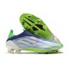 Zapatos Adidas X Speedflow + FG Blanco Verde Azul
