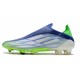 Zapatos Adidas X Speedflow + FG Blanco Verde Azul