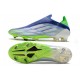 Zapatos Adidas X Speedflow + FG Blanco Verde Azul