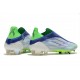 Zapatos Adidas X Speedflow + FG Blanco Verde Azul