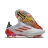 Zapatos Adidas X Speedflow + FG Blanco Hierro Metálico Rojo Solar