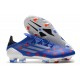 Tacos de Futbol Adidas X Speedflow.1 FG Azul Blanco Vivid Red