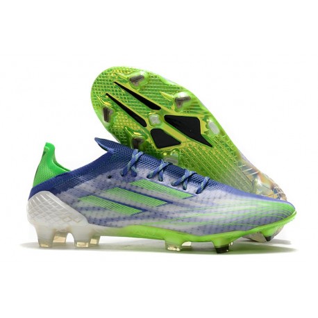Tacos de Futbol Adidas X Speedflow.1 FG Azul Verde