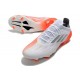 Tacos de Futbol Adidas X Speedflow.1 FG Blanco Hierro Metálico Rojo Solar