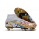 Nike Mercurial Superfly VIII Elite SG PRO Anti Clog Blanco Rojo Azul Oro