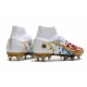 Nike Mercurial Superfly VIII Elite SG PRO Anti Clog Blanco Rojo Azul Oro