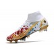 Nike Mercurial Superfly VIII Elite SG PRO Anti Clog Blanco Rojo Azul Oro