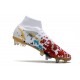 Nike Mercurial Superfly VIII Elite SG PRO Anti Clog Blanco Rojo Azul Oro