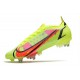 Bota Nike Mercurial Vapor 14 Elite SG Volt Carmesí Negro