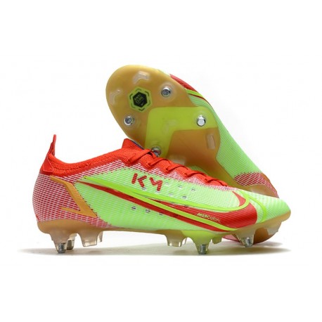 Bota Nike Mercurial Vapor 14 Elite SG Volt Rojo
