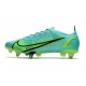 Bota Nike Mercurial Vapor 14 Elite SG Turquesa Lima