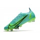 Bota Nike Mercurial Vapor 14 Elite SG Turquesa Lima