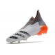 Botas de fútbol adidas PREDATOR FREAK + FG Blanco Hierro Metálico Rojo Solar