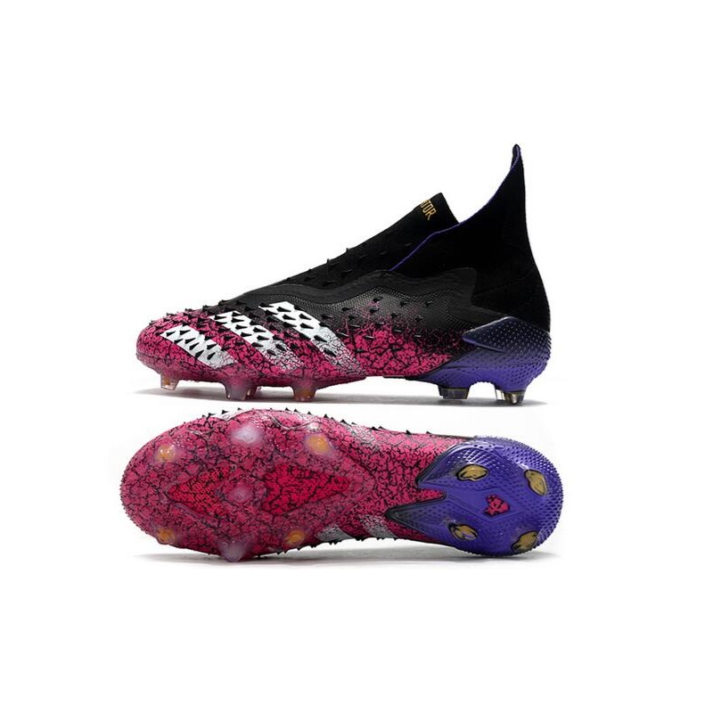 Bota de Fútbol adidas Predator Mutator 20+ FG Negro Rosa Shock