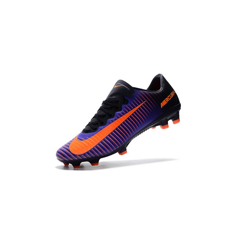 Nike Mercurial Vapor 11 FG ACC Zapatillas de fútbol -Violeta Naranja