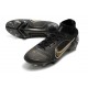 Nike Mercurial Superfly VIII Elite FG Negro Dorado Metalizado Plateado Metalizado