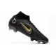 Nike Mercurial Superfly VIII Elite FG Negro Dorado Metalizado Plateado Metalizado