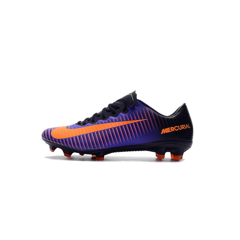 Nike Mercurial Vapor 11 FG ACC Zapatillas de fútbol -Violeta Naranja