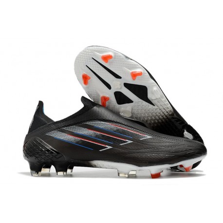 Zapatos Adidas X Speedflow + FG Negro Blanco Rojo