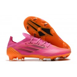 Tacos de Futbol Adidas X Speedflow.1 FG Rosa Naranja