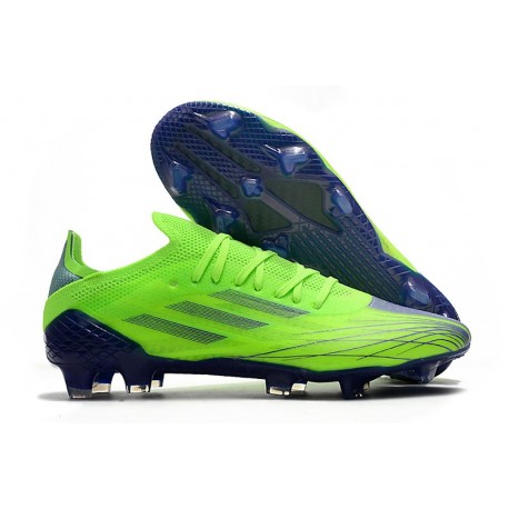 Tacos de Futbol Adidas X Speedflow.1 FG Verde Violeta