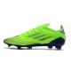 Tacos de Futbol Adidas X Speedflow.1 FG Verde Violeta