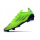 Tacos de Futbol Adidas X Speedflow.1 FG Verde Violeta