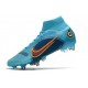 Nike Mercurial Superfly VIII Elite SG PRO Azul Láser Naranja Marina