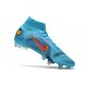 Nike Mercurial Superfly VIII Elite SG PRO Azul Láser Naranja Marina