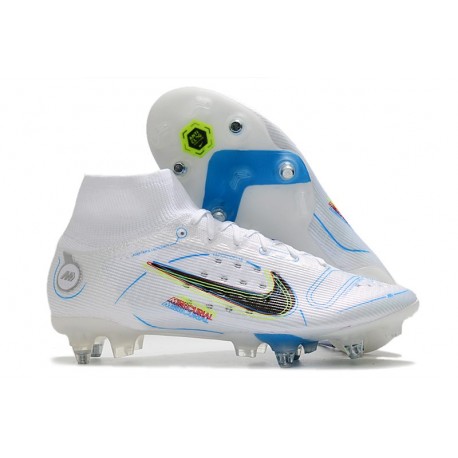 Nike Mercurial Superfly VIII Elite SG PRO Anti Clog Gris Azul Oscuro