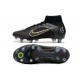 Nike Mercurial Superfly VIII Elite SG Negro Dorado Metalizado Plateado Metalizado