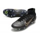 Nike Mercurial Superfly VIII Elite SG Negro Dorado Metalizado Plateado Metalizado