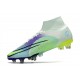 Nike Mercurial Superfly VIII Elite SG PRO Anti Clog Dream Speed Barely Verde Volt Morado Eléctrico