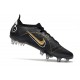 Bota Nike Mercurial Vapor 14 Elite SG Negro Dorado Metalizado Plateado Metalizado