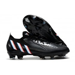 adidas Predator Edge.1 FG Low Negro Blanco Rojo