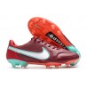 Nike Tiempo Legend 9 Elite FG Rojo Blanco Mystic Hibiscus