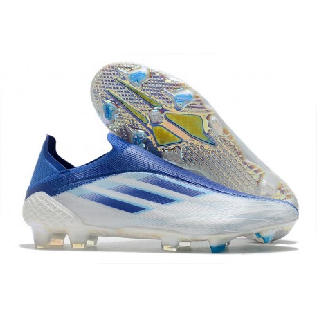 Zapatos Adidas X Speedflow + FG Blanco Legacy Indigo Sky Rush