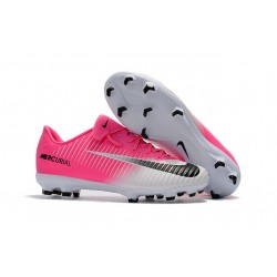 Nike Botas de Fútbol de Hombre Mercurial Vapor XI FG -Rosa Blanco