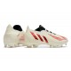 adidas Predator Edge.1 FG Low Off Blanco Rojo Dorado Metálico