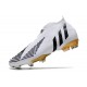 Tacos de Futbol adidas Predator Edge+ FG Blanco Oro Negro