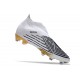 Tacos de Futbol adidas Predator Edge+ FG Blanco Oro Negro