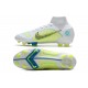 Nike Mercurial Superfly VIII Elite FG Bianco Azul Amarillo