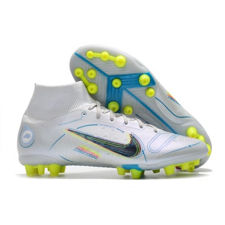 Nike Mercurial Superfly VIII Elite AG Gris Azul Marino Oscuro